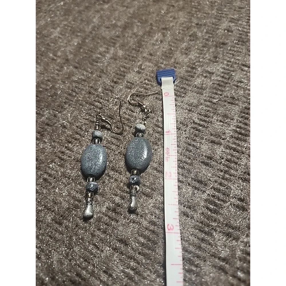 Ceramic Dangle Earrings